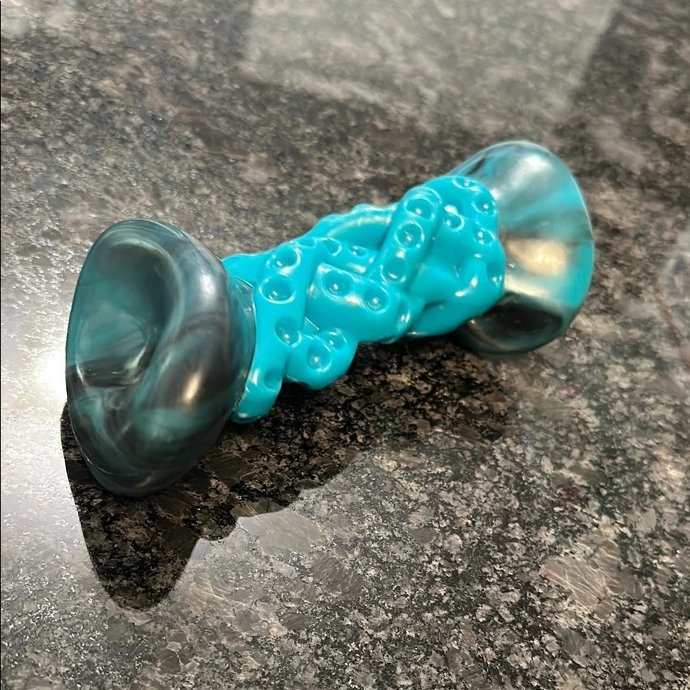 Dog Chew Toy Aqua “Chain Bone” Dog Chew Level 4 Medium to Large Dogs NWT